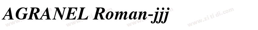 AGRANEL Roman字体转换